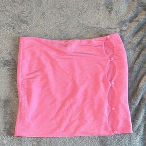 Princess Polly Pink Mini Skirt with side Cutout